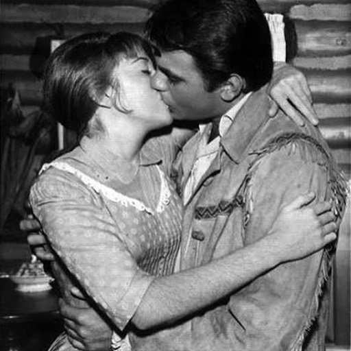 My first on camera kiss with Fabian.