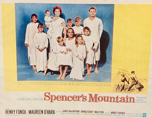 SPENCERS MOUNTAIN poster