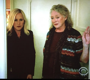 With Rosanna Arquette in CSI CYBER