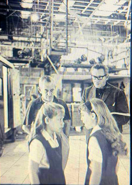 With William Wyler the director of THE CHILDRENS HOUR