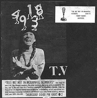 Here I am in the documentary TELL ME NOT IN MOURNFUL NUMBERS I was 15 when I portrayed Paula, a true story of a girl who spoke only in numbers. I won an Emmy Award for Best Actress in this role.