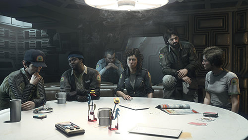 ALIEN ISOLATION video game Veronica did the voice of her character Lambert
