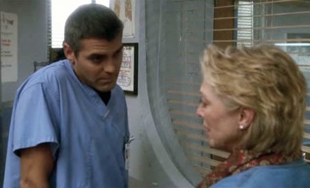 My scenes on ER were with George Clooney
